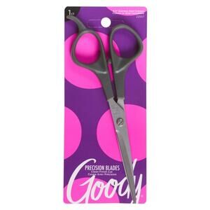 Goody Stainless Steel Scissors, Hair Trimming Scissors, 6.5 Inches Silver 1 Ct